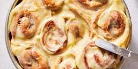 banana bread cinnamon rolls