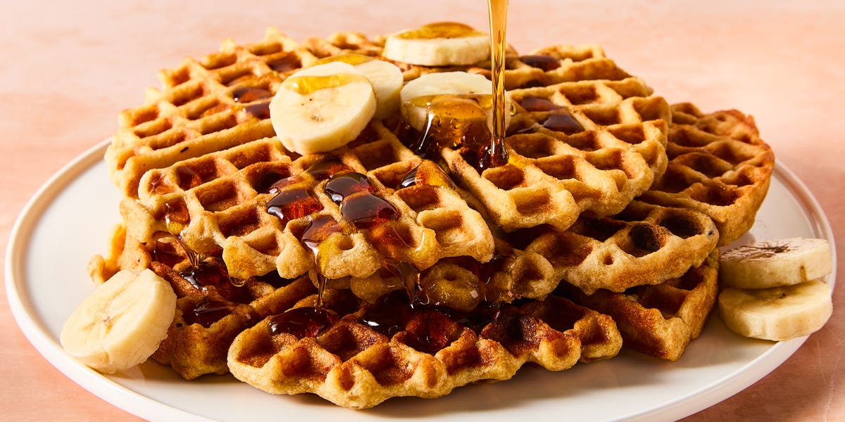 Best Banana Bread Waffles Recipe - How to Make Banana Bread Waffles