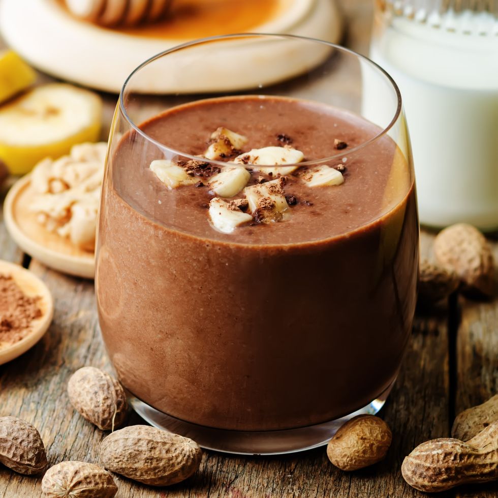 low calorie breakfast low calorie breakfast banana chocolate peanut butter smoothie