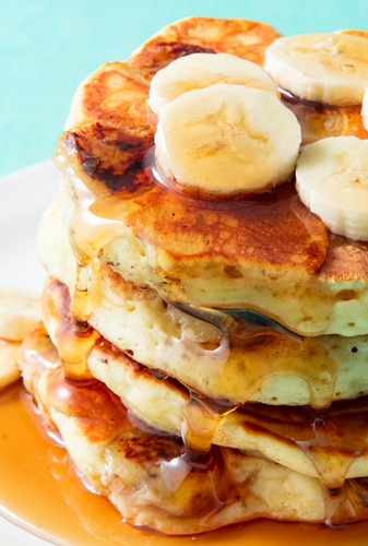 fluffy banana pancakes