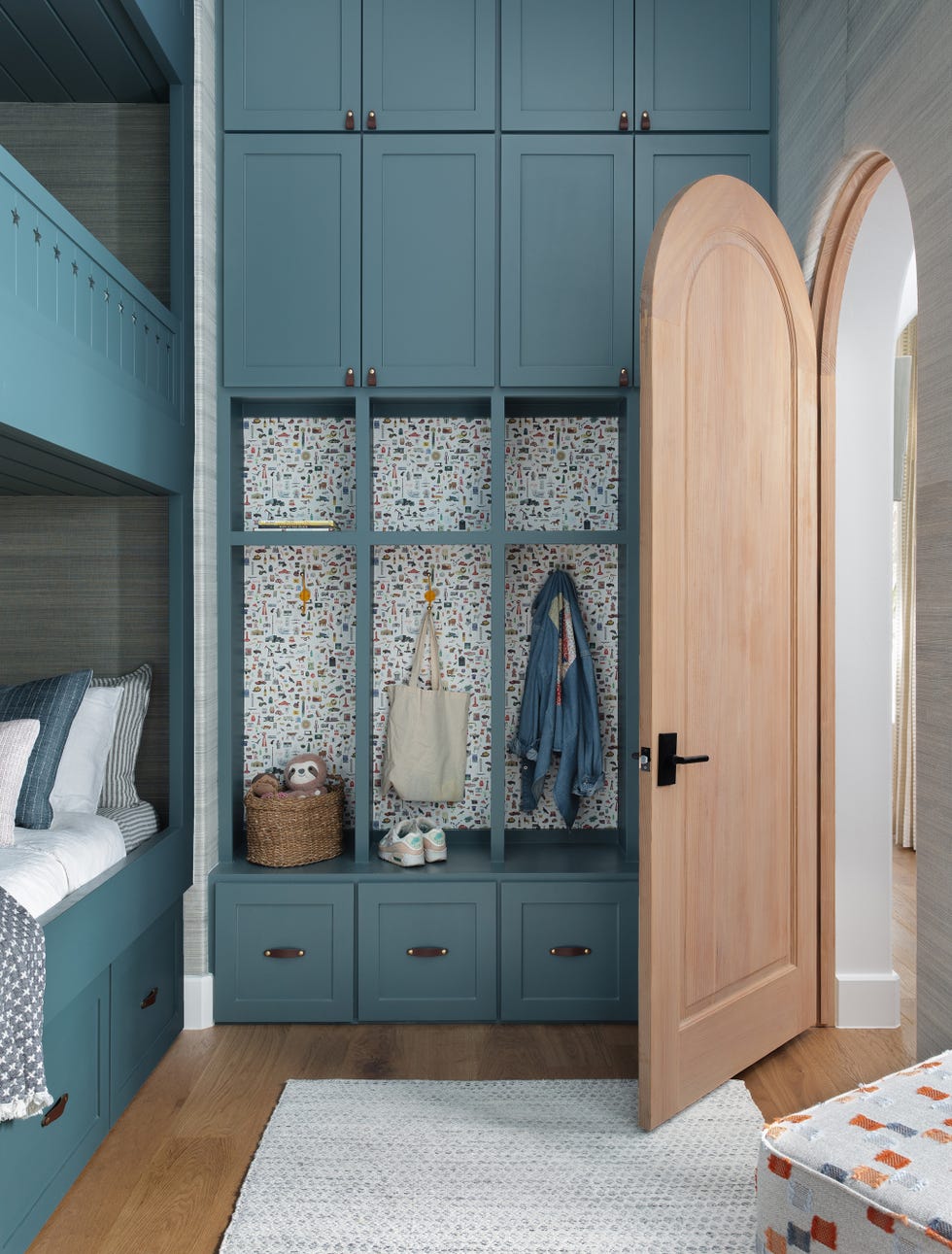 blue bunk room