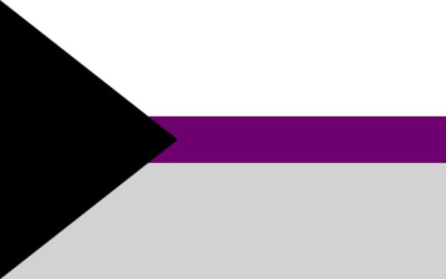 bandera de la demisexualidad