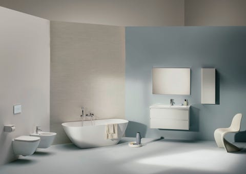 bañera exenta modelo lua de laufen