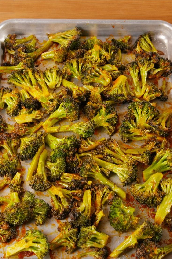 Dan-O's Baked Broccoli Recipe (Erin's Bangin Broccoli), Recipe