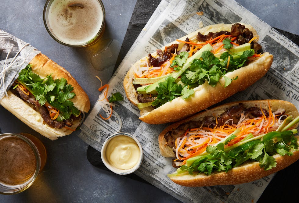 banh mi with grilled pork