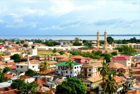 banjul skyline, the gambia