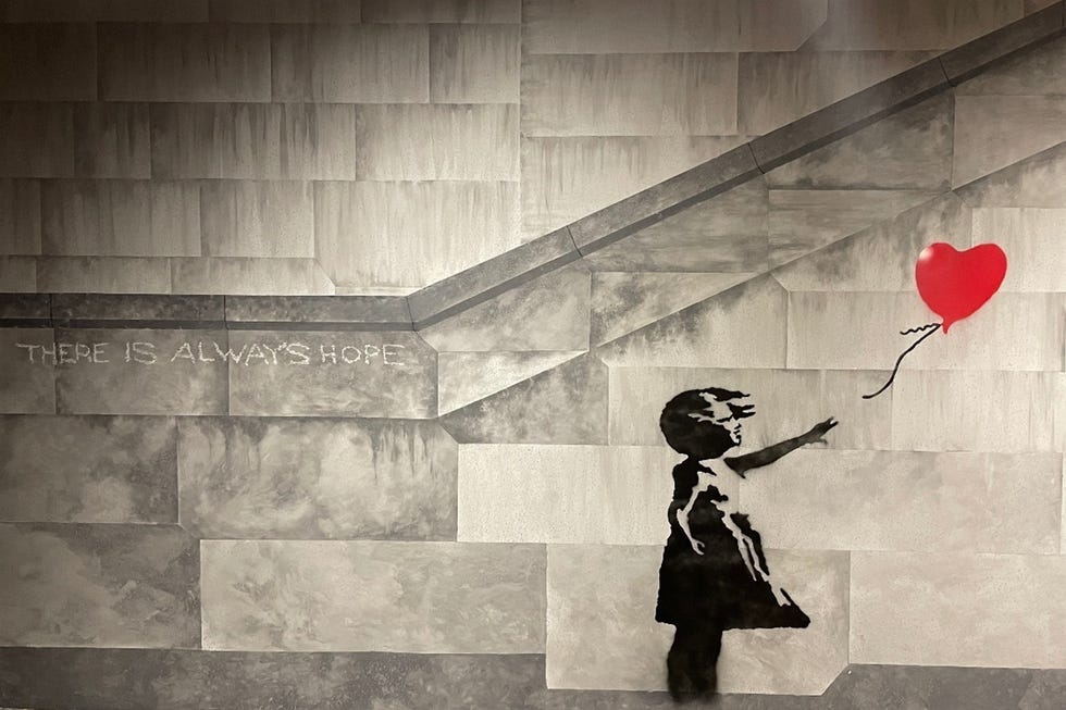 mitica obra grafiti de bansky