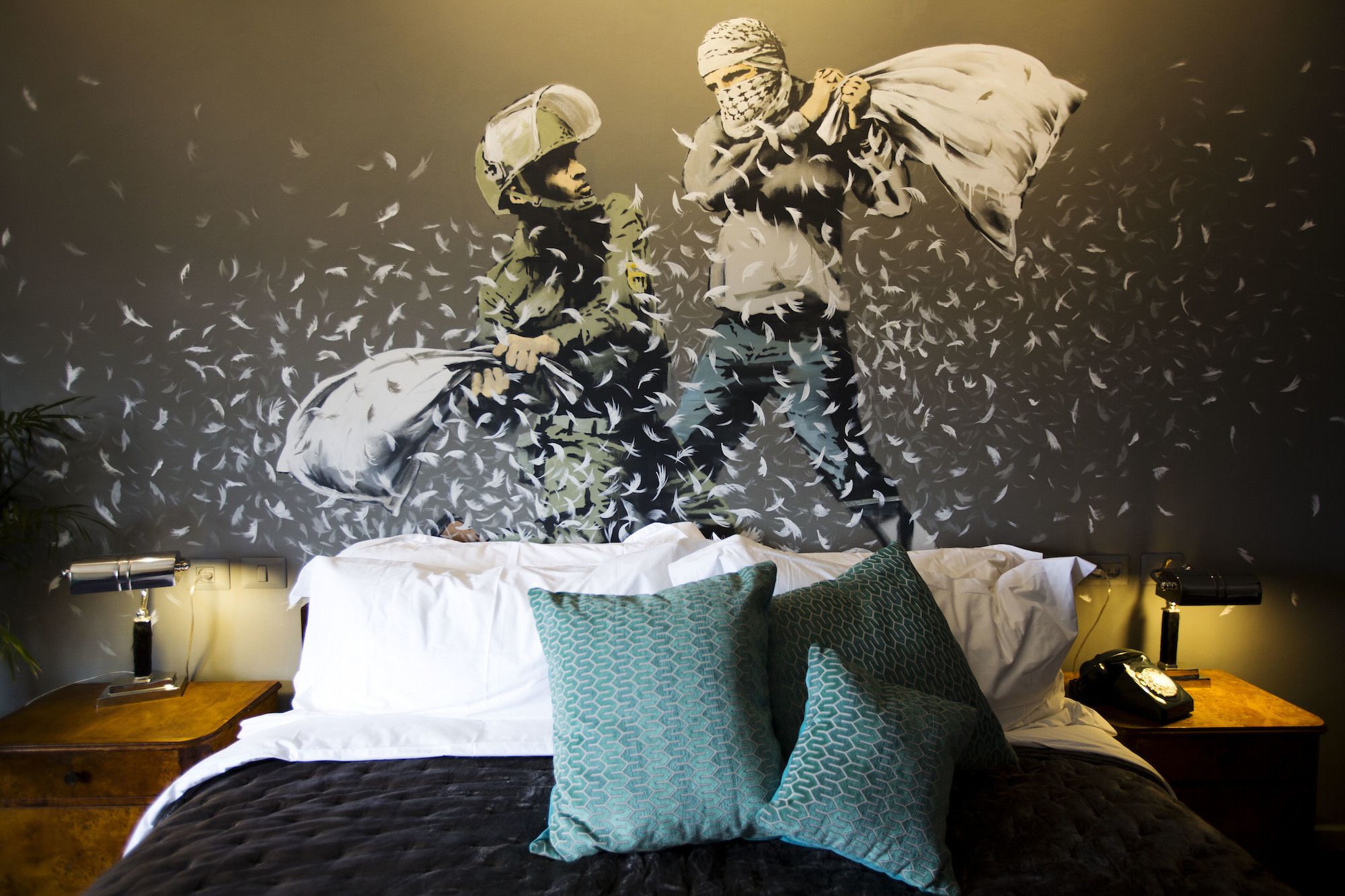British Artist Banksy Opens 