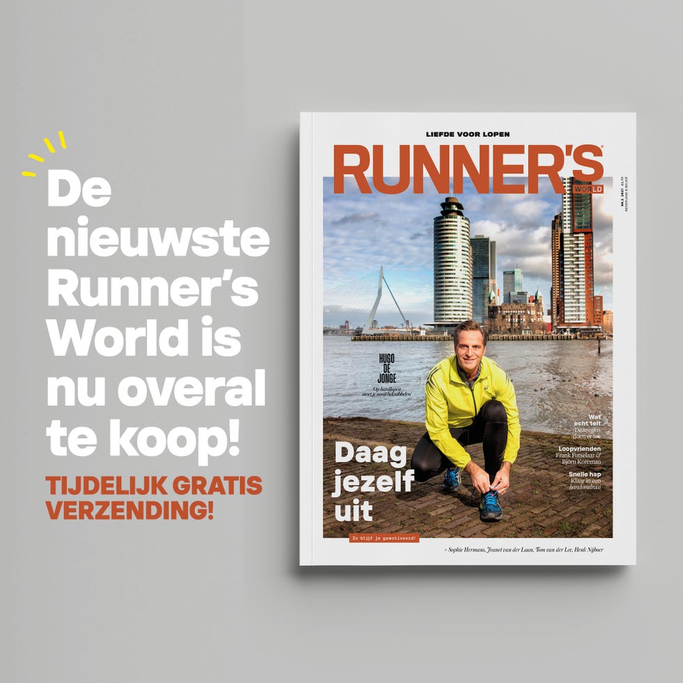 runner's world magazine februari nummer 2021 gratis verzending hugo de jonge