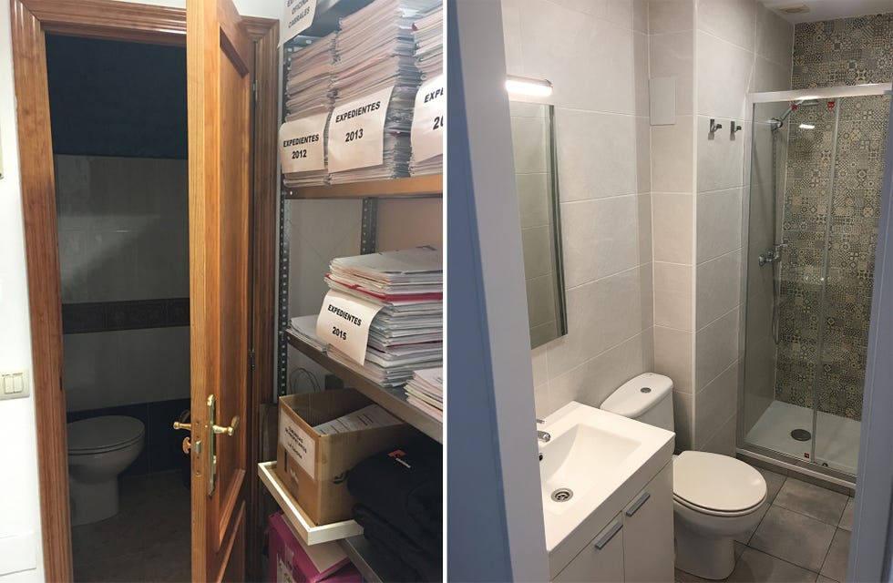 baño antes y después de la reforma