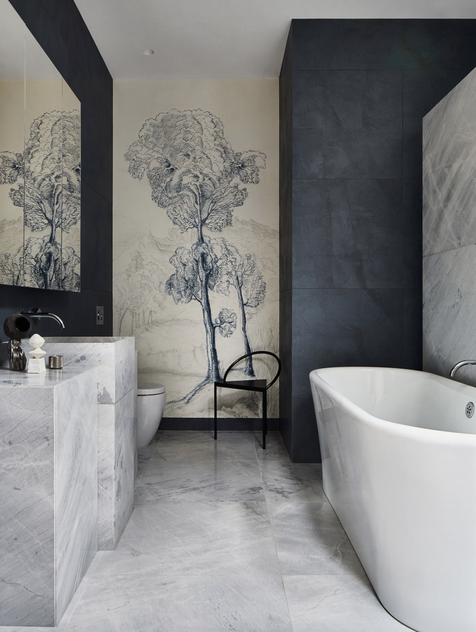 Decorar el baño con papel pintado - Trend & Bath