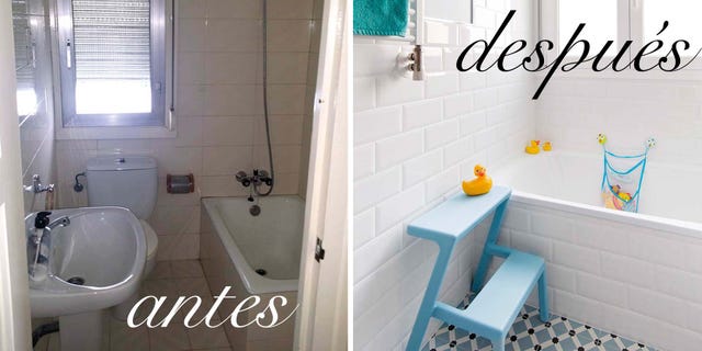 Baño antes y después