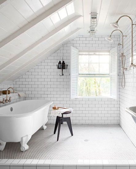 20 Baños con ducha y bañera modernos y bonitos para copiar
