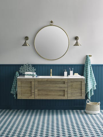 la interiorista gretehel motorga tiene los mejores consejos para reformar un baño pequeño