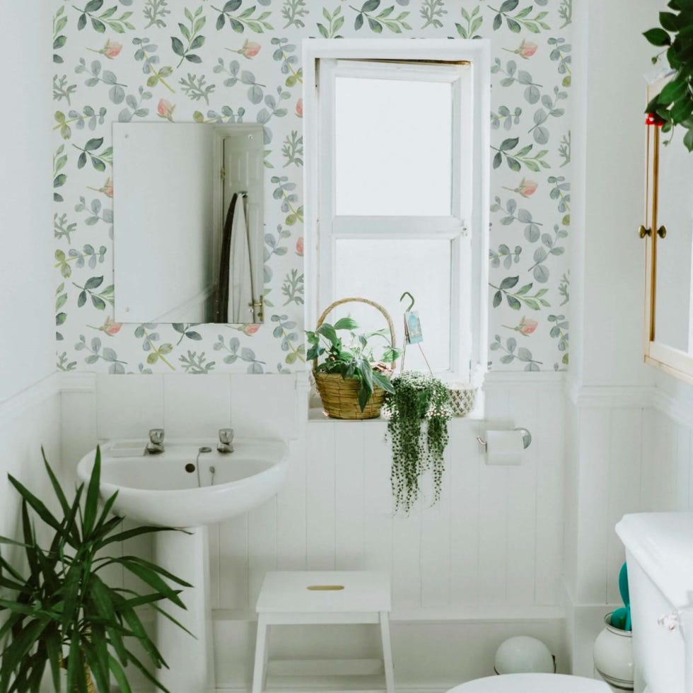 una experta diy cuenta el paso a paso para que quede perfecto el papel pintado adhesivo en la pared