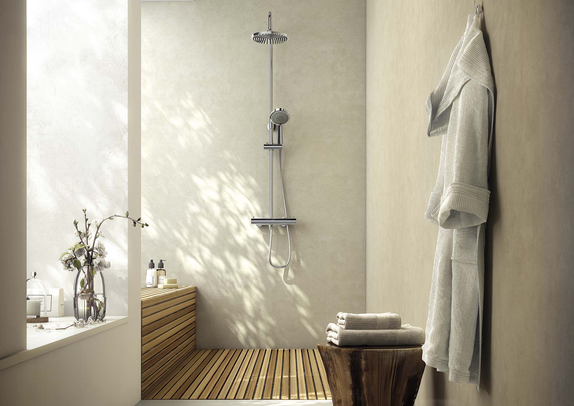 baño blanco estilo spa
