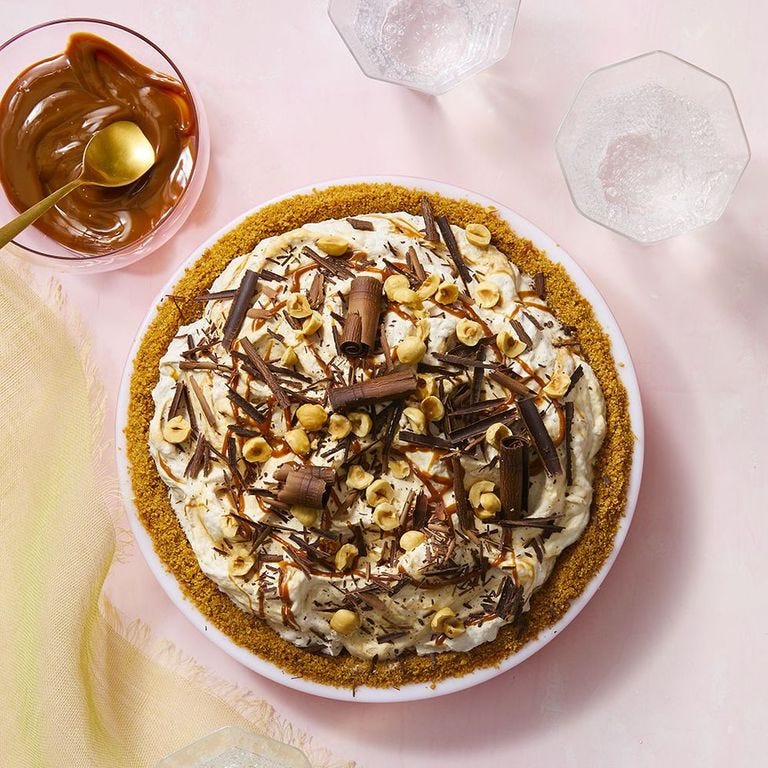 easy banana recipes   banoffee ice cream pie