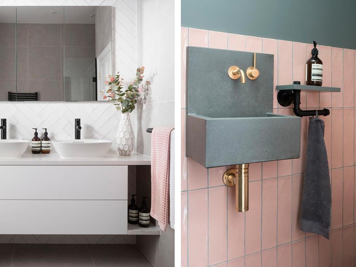 Muebles para baños pequeños online muy estilosos