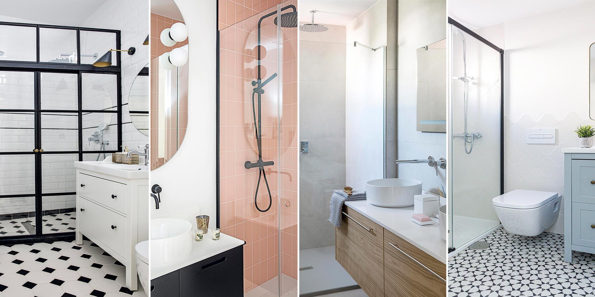 Ideas de decoración: Duchas originales para baños modernos