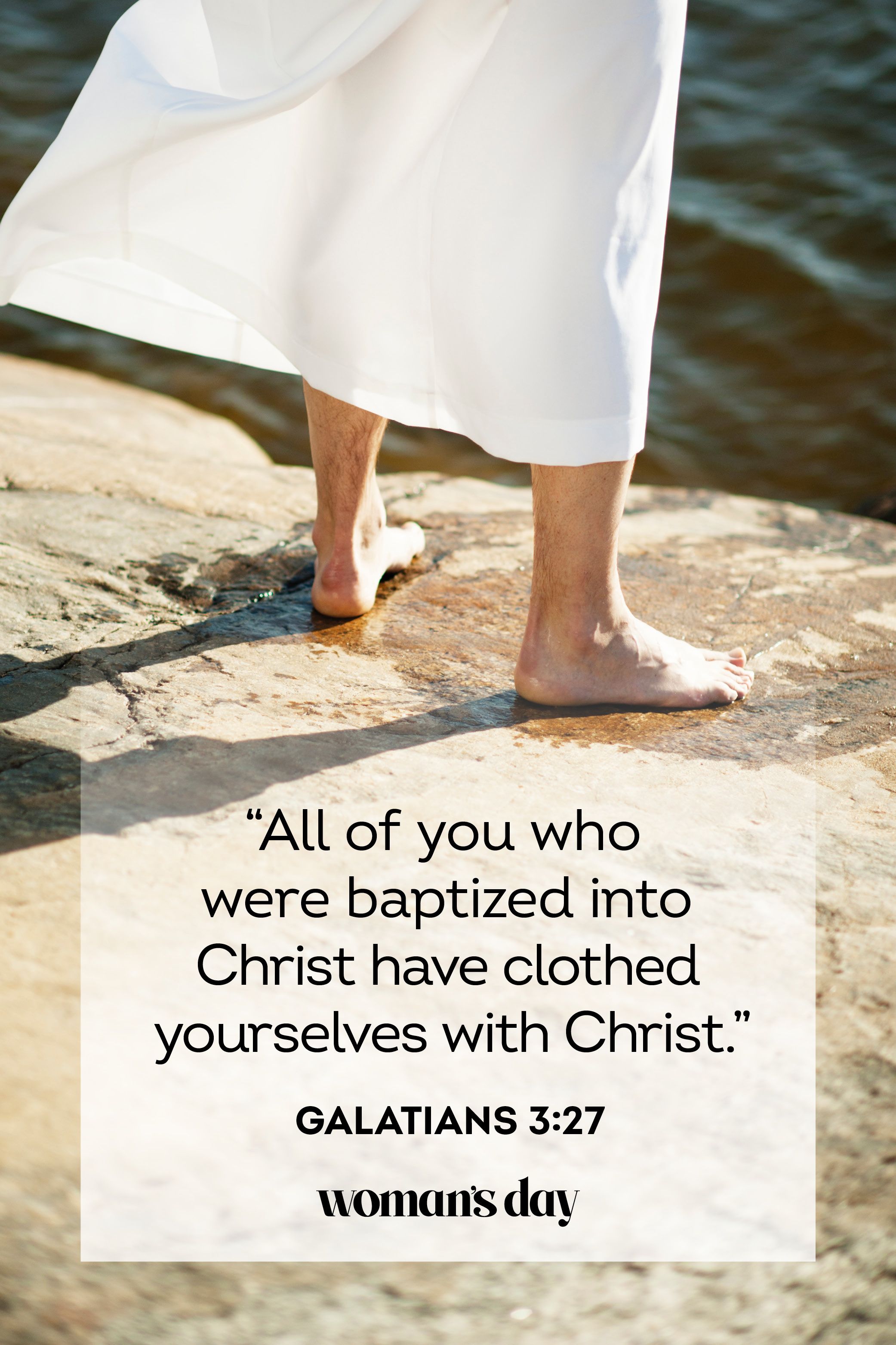 26 Best Baptism Bible Verses - Scripture For Baptism Cards