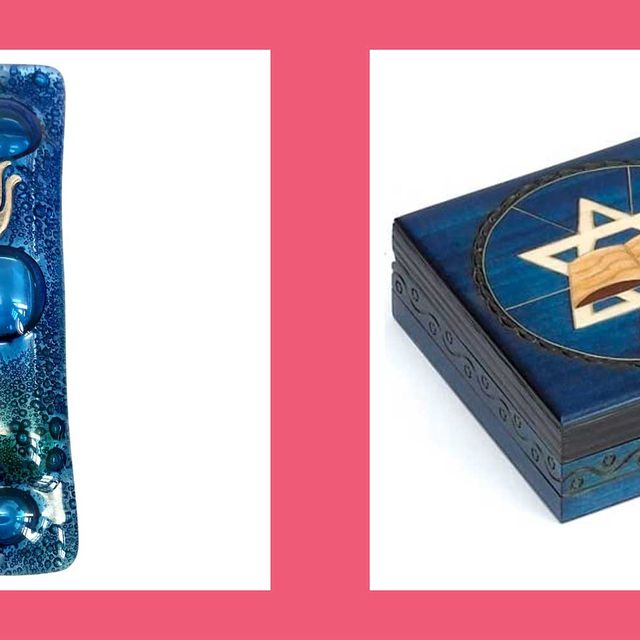 bar mitzvah gifts art glass mezuzah and star of david secret jewelry keepsake box