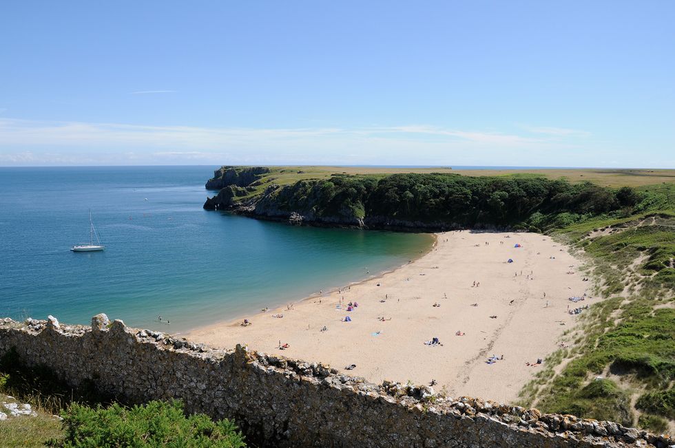 Barafundle Bay in Wales ​