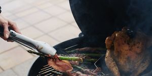 Barbecue, Grilling, Barbecue grill, Roasting, Outdoor grill, Churrasco food, Food, Cuisine, Cooking, Dish, 