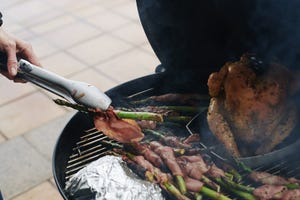 Barbecue, Grilling, Barbecue grill, Roasting, Outdoor grill, Churrasco food, Food, Cuisine, Cooking, Dish, 