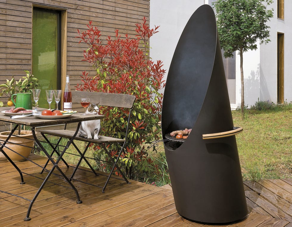 Barbacoa exenta para el jardín