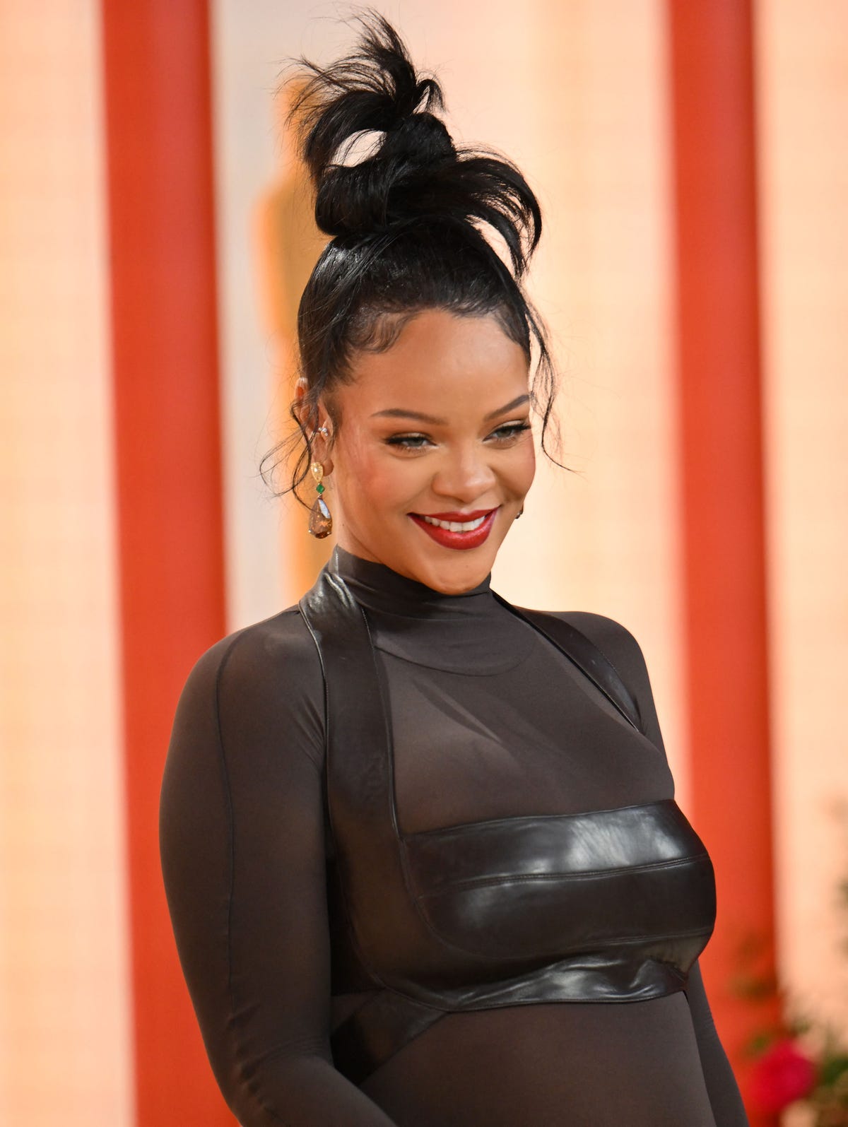 Rihanna Wears Puma Sneakers and Fenty Beauty at 2023 Oscars