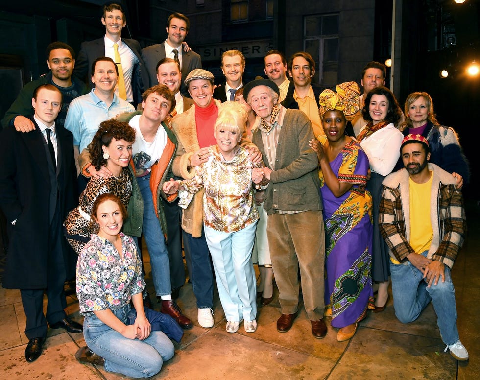 Barbara mets the cast of the Only Fools musical