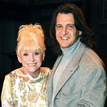 barbara windsor with husband scott mitchell at the only fools musical