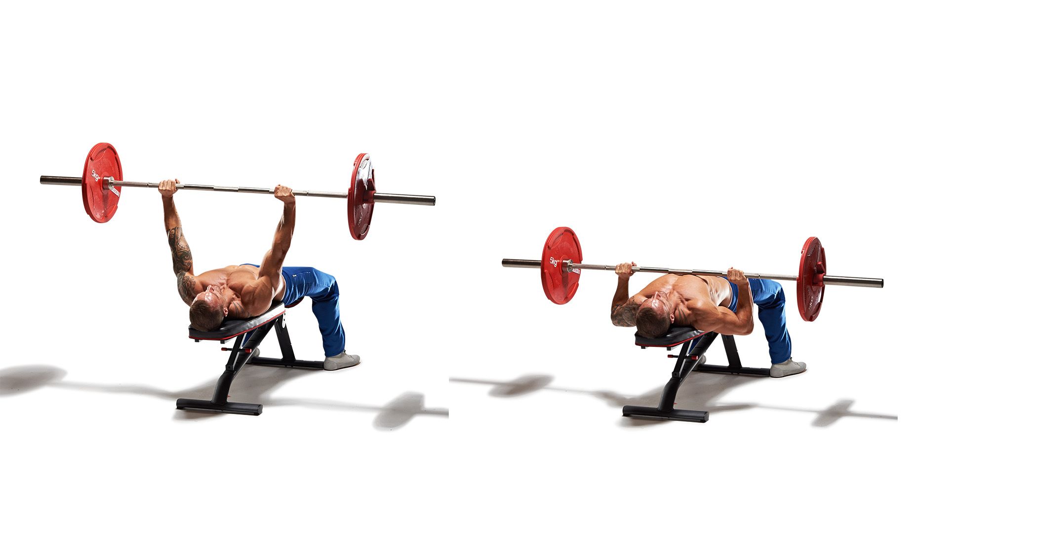 Barbell discount bench workout