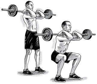 barbell front squat