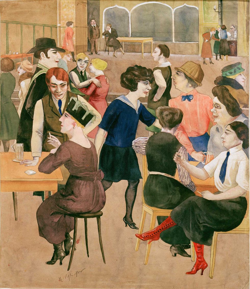 Rudolf Schlichter Damenkneipe Womens Club c. 1925