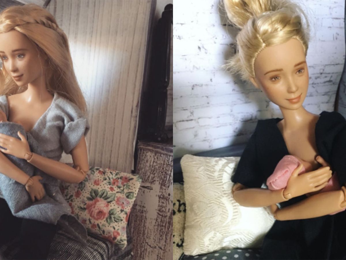 1200px x 900px - This Brilliant Mom Gives Barbie Dolls a Reboot With Breastfeeding Mom Dolls