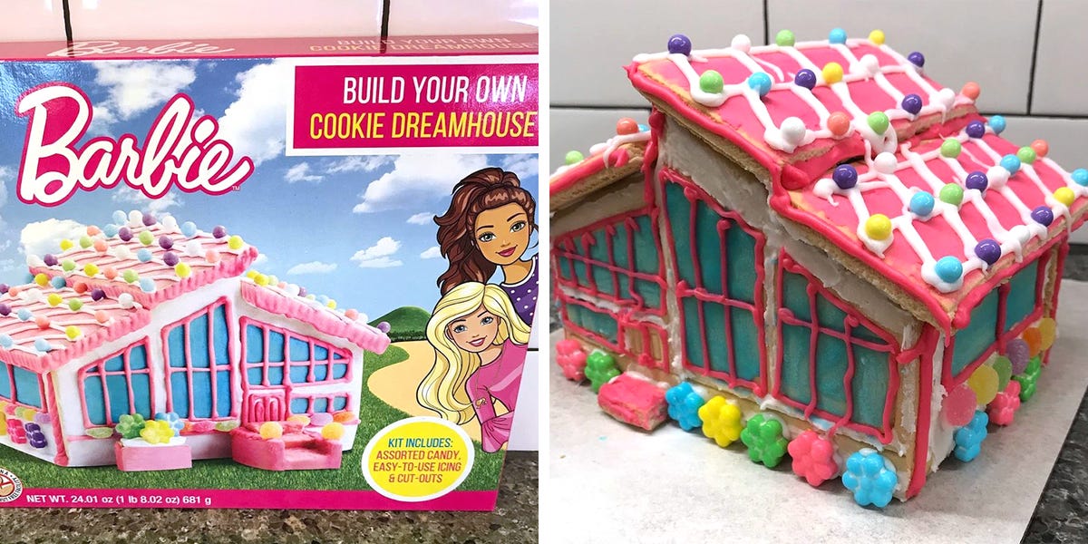 You Can Build a Barbie Dreamhouse Out of Cookies to Live Out Your Childhood