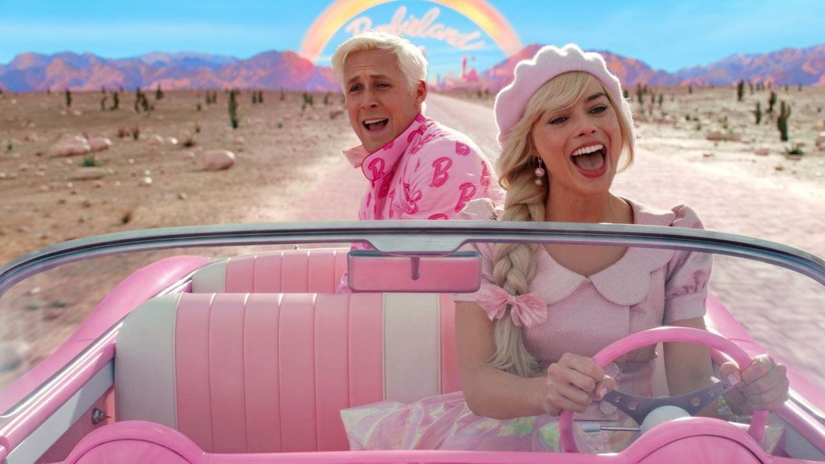 preview for Barbie main trailer starring Margot Robbie and Ryan Gosling