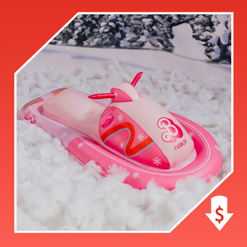 barbie inflatable golf cart, barbie inflatable snowmobile sled