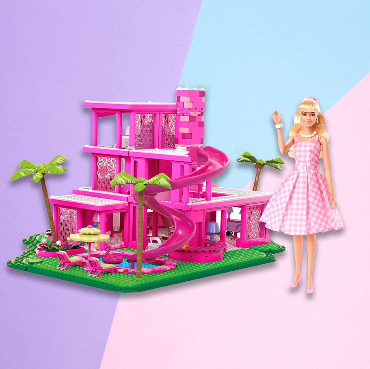 Shop the 'Barbie' movie DreamHouse Building Set on