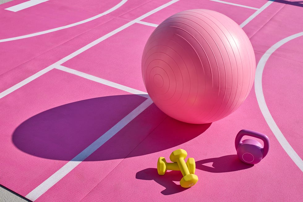 Pink, Magenta, Sport venue, Ball, 