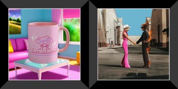 barbenheimer mug, barbie and oppenheimer poster