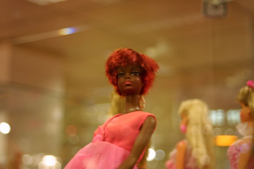 barbie puppe, schwarz modell 