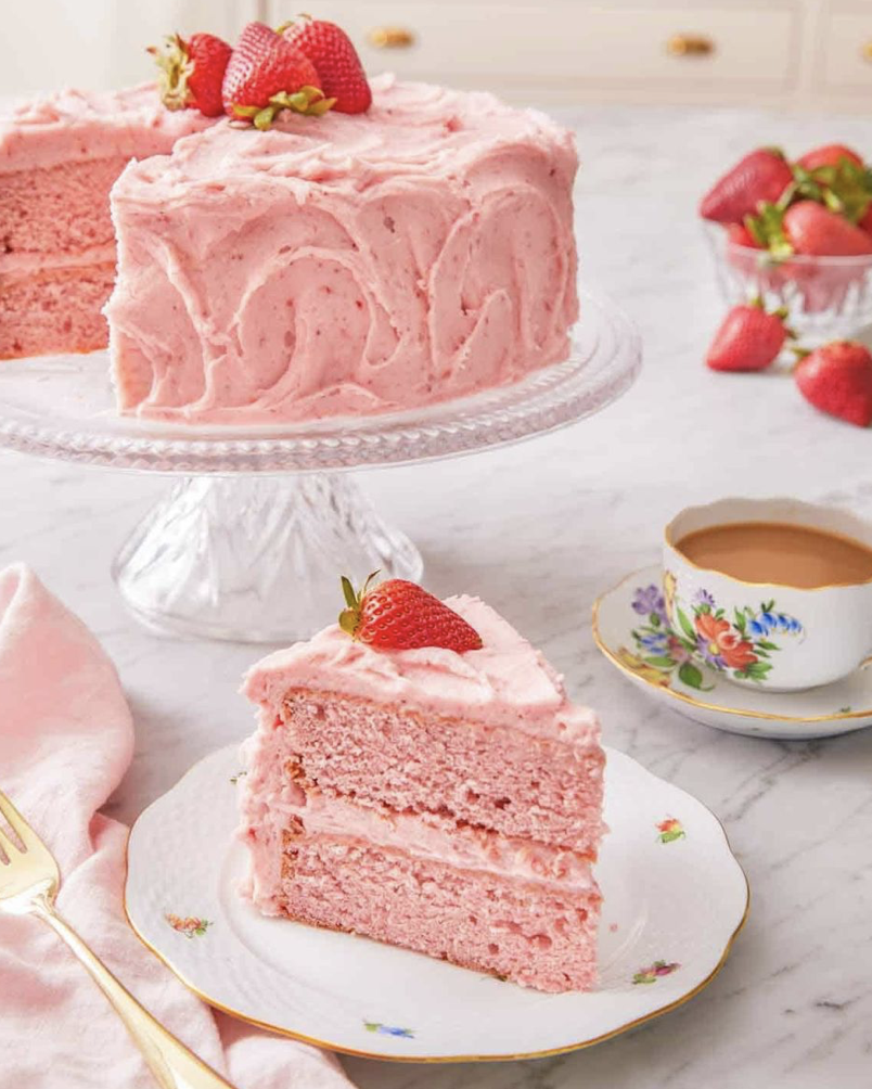 strawberry cake barbie pink recipe
