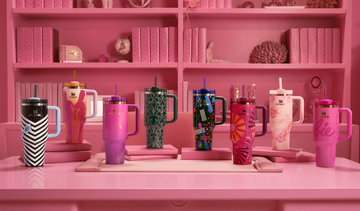 barbie and stanley tumbler collaboration