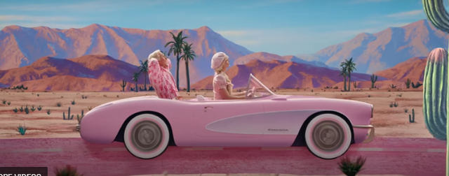 Pink Corvette Only a Bit Player in Big, Bright Barbie Movie