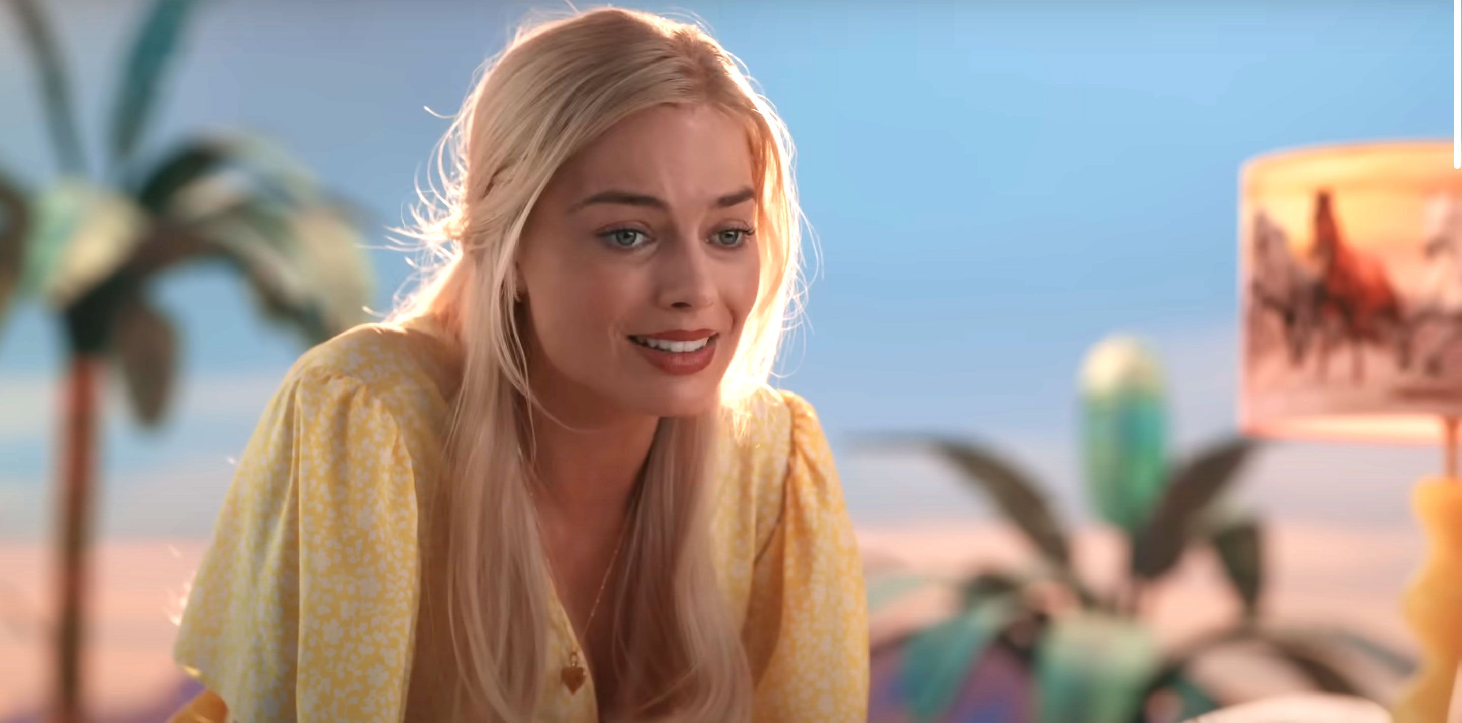 The Barbie Movie Margot Robbie s Yellow Dress Significance Explained