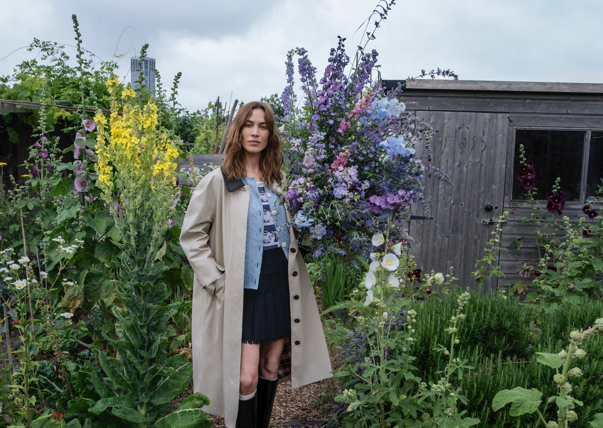 Alexa fashion chung for barbour