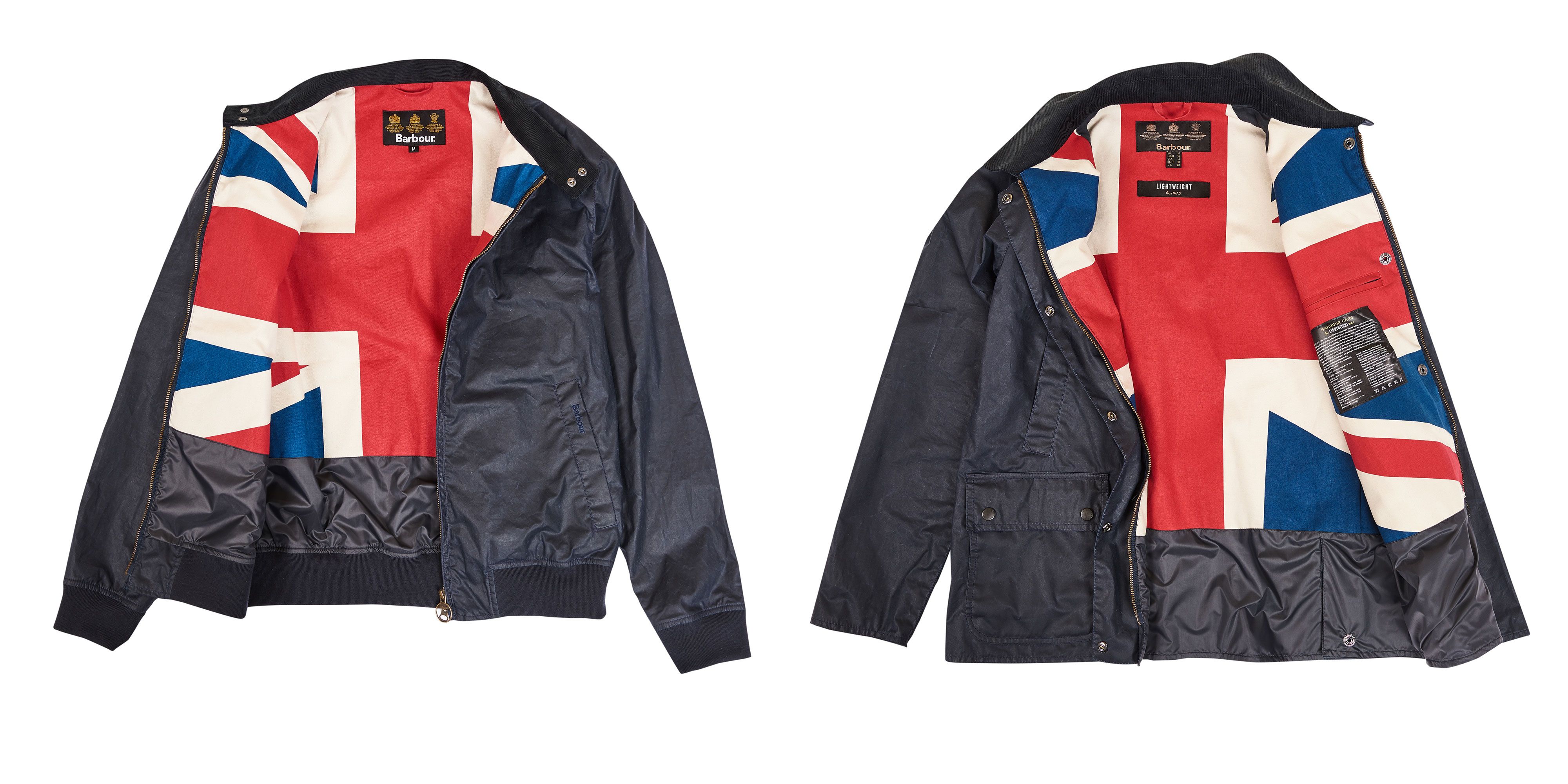 Union jack 2025 barbour jacket