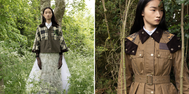 Barbour's collaborate with ERDEM on capsule outerwear